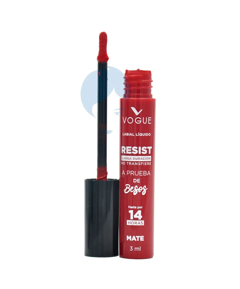 VOGUE RESIST LABIAL LIQUIDO DECIDIDA  MATE X 3ML - Producto de belleza y estética en Almacén Sandra