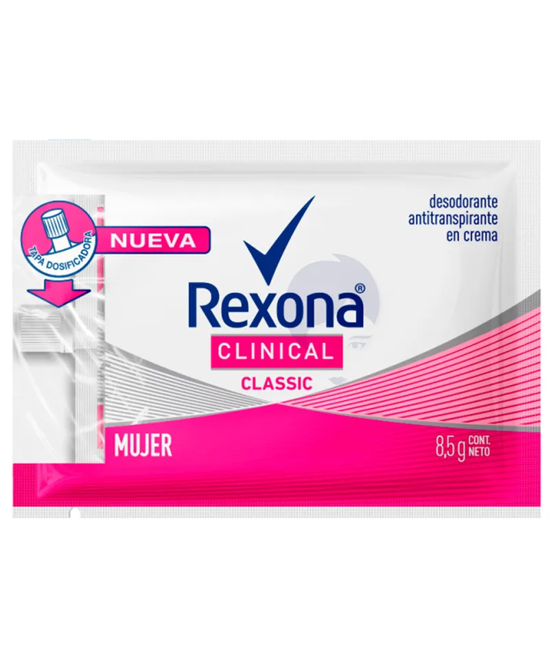 REXONA DESODORANTE CREMA CLINICAL CLASSIC X 8.5GR - Producto de belleza y estética en Almacén Sandra
