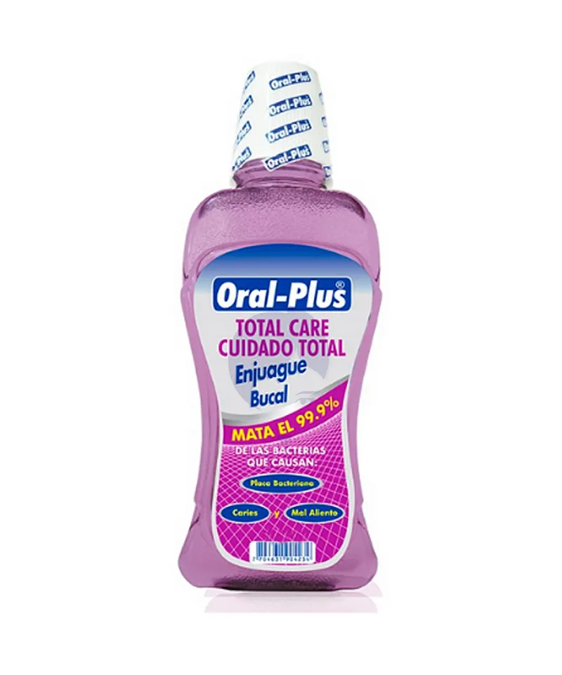 ORAL PLUS ENJUAGUE BUCAL CUIDADO TOTAL  X 50ML - Producto de belleza y estética en Almacén Sandra