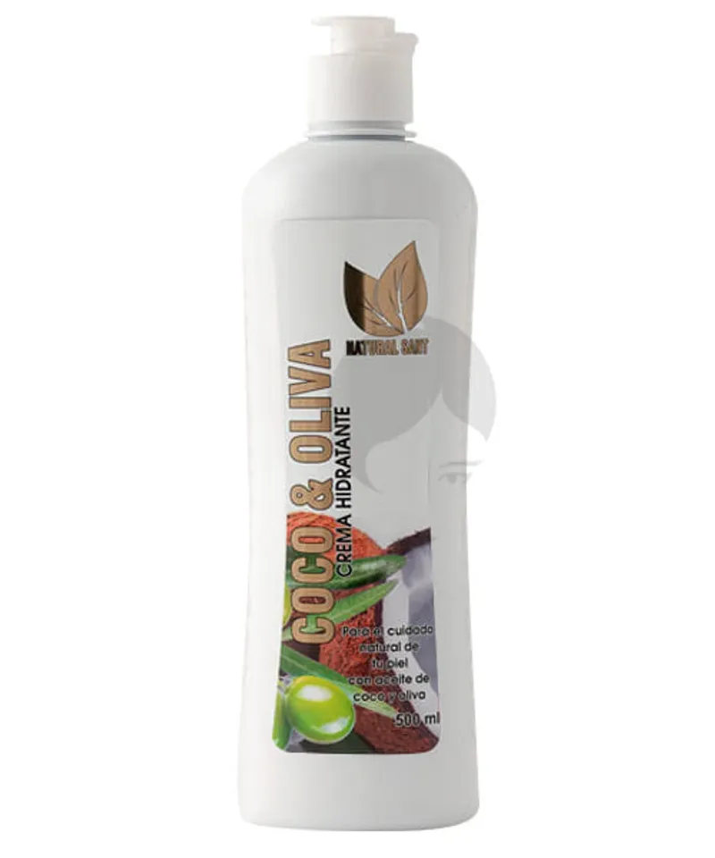 NATURAL SANT CREMA HIDRATANTE COCO Y OLIVA 500ML - Producto de belleza y estética en Almacén Sandra