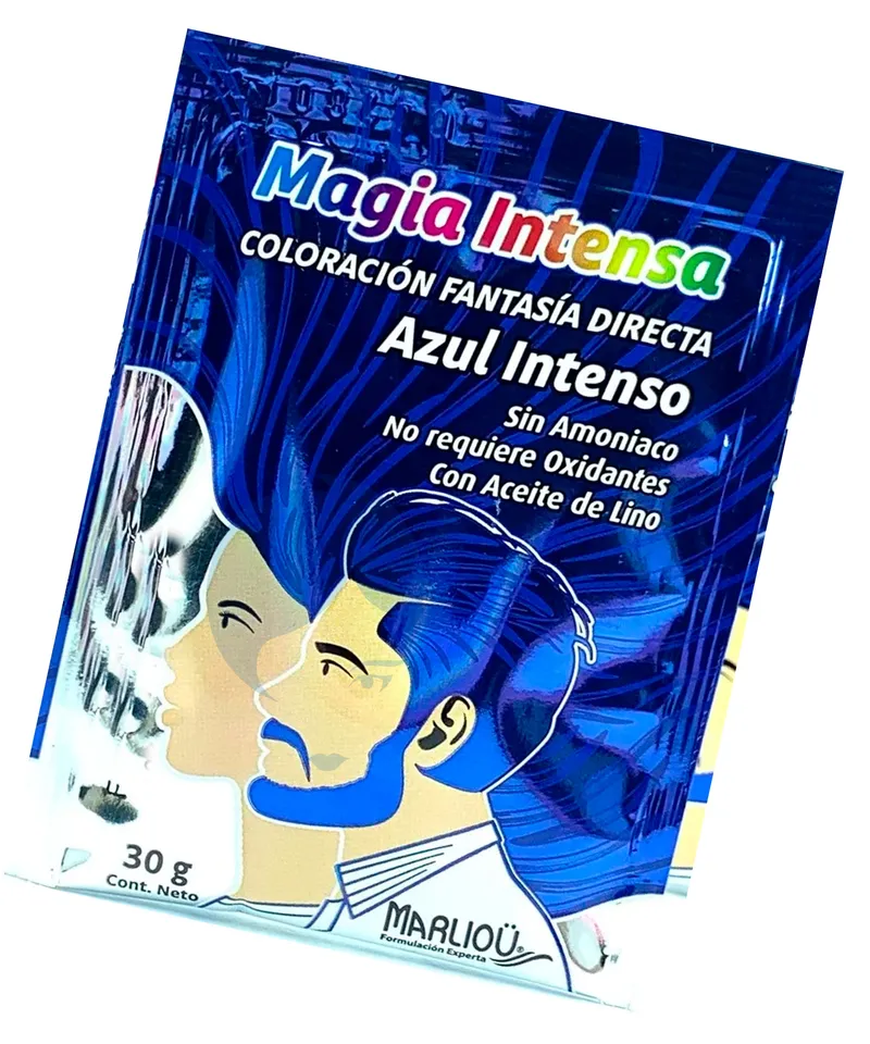 MARLIOU MAGIA INTENSA AZUL INTENSO X 30G - Producto de belleza y estética en Almacén Sandra
