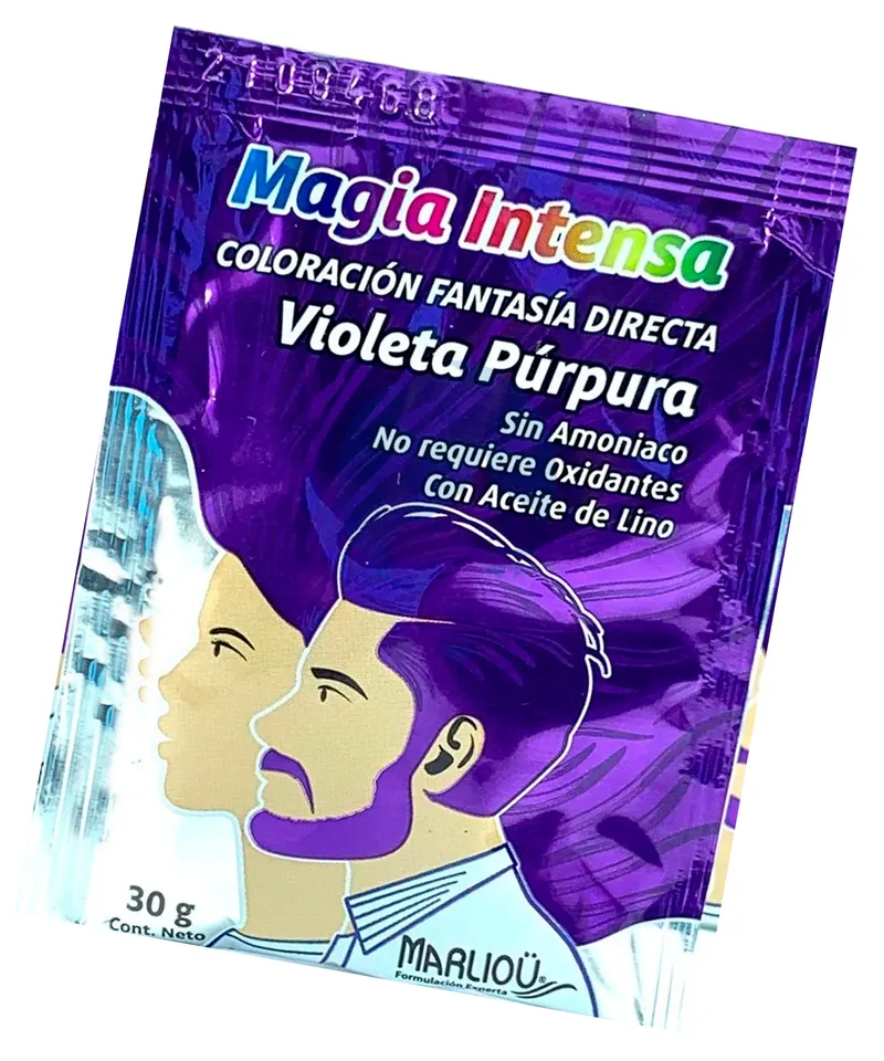 MARLIOU MAGIA INTENSA VIOLETA PURPURA X 30GR - Producto de belleza y estética en Almacén Sandra