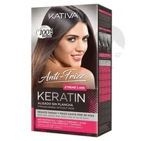 KATIVA KERATINA SIN PLANCHA CABELLOS DAÑADOS ROSADO 150ML - Miniatura 1