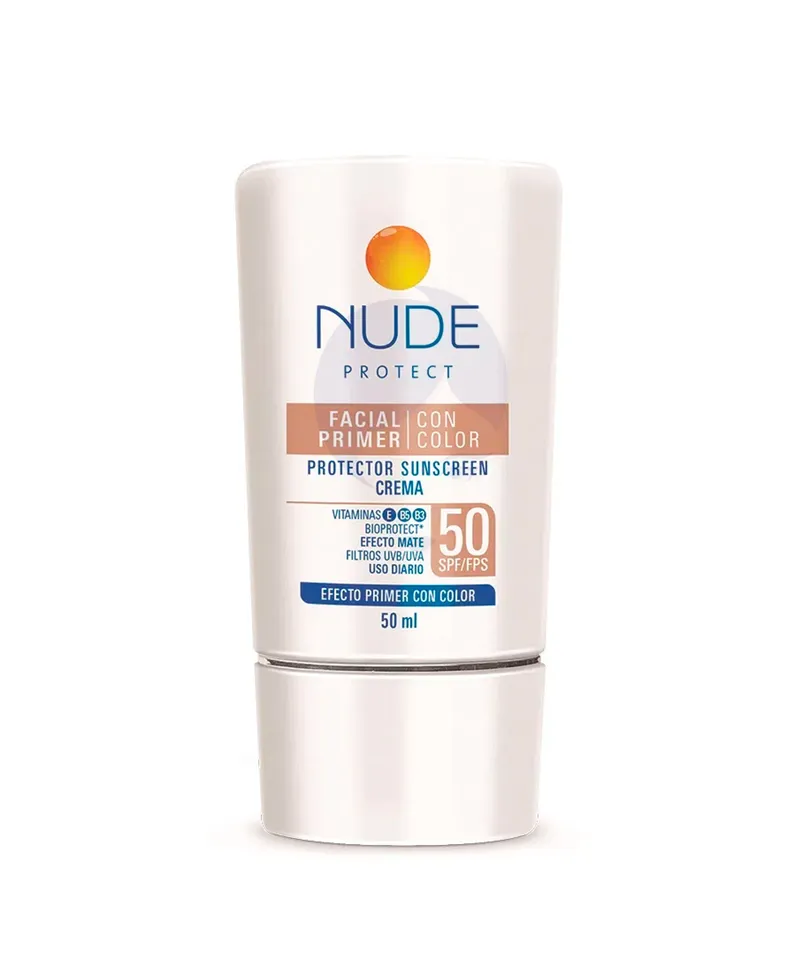 NUDE PROTECTOR SOLAR EN CREMA CON COLOR SPF50 X 50ML - Producto de belleza y estética en Almacén Sandra
