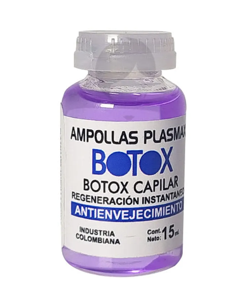 PLASMAMIX AMPOLLA BOTOX CAPILAR ANTIENVEJECIMIENTO X 15ML - Producto de belleza y estética en Almacén Sandra