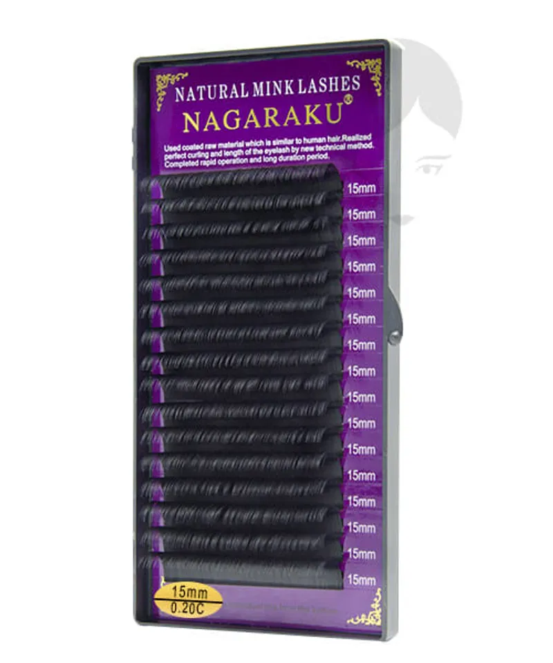 NAGARAKU PESTAÑAS PELO A PELO 0.20C X 15MM - Producto de belleza y estética en Almacén Sandra