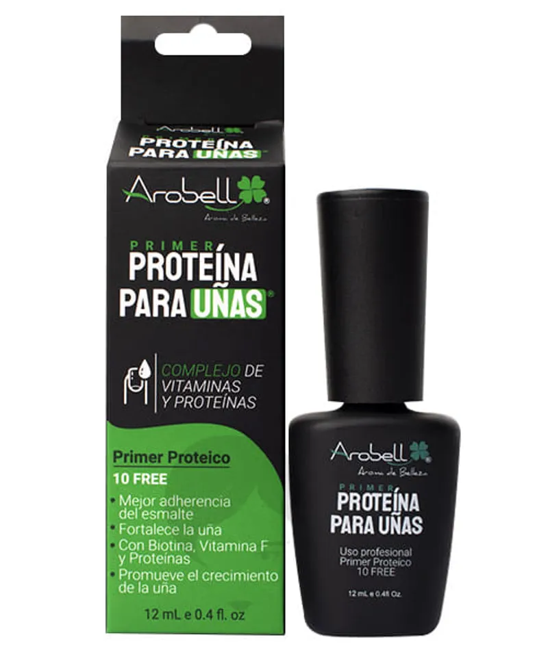AROBELL ESMALTE PROTEINA PARA UÑAS X12ML - Producto de belleza y estética en Almacén Sandra