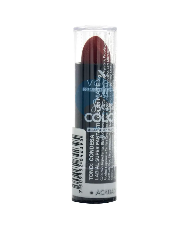 VOGUE LABIAL SUPER COLOR MATE CONDESA X4GR - Producto de belleza y estética en Almacén Sandra