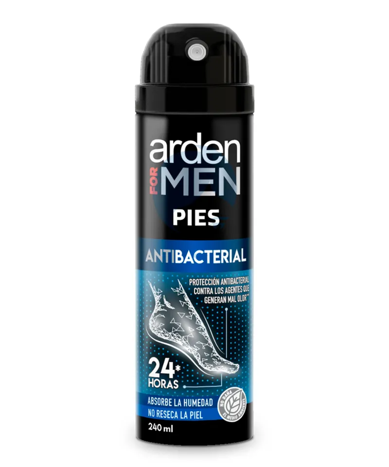 ARDEN FOR MEN SPRAY PIES ANTIBACTERIAL X 240ML - Producto de belleza y estética en Almacén Sandra