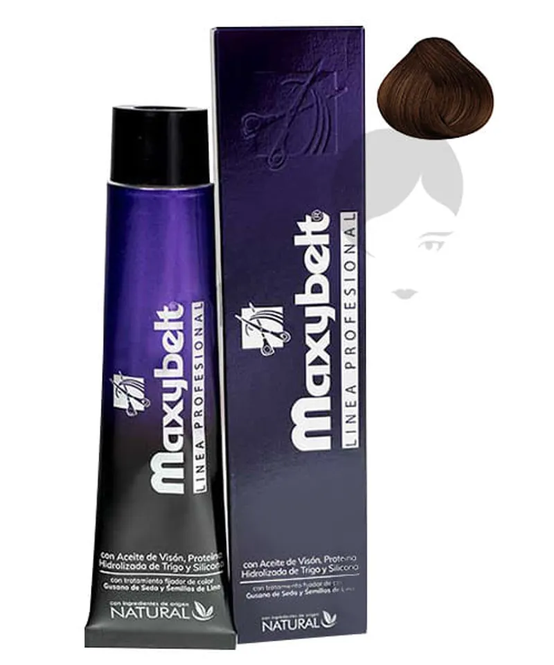 MAXYBELT TINTE CHOCOLATE CASTAÑO CLARO N°5.74 X 60GR - Producto de belleza y estética en Almacén Sandra