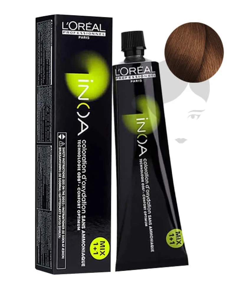 INOA TINTE RUBIO DORADO CAOBA N.7.35 X60ML - Producto de belleza y estética en Almacén Sandra