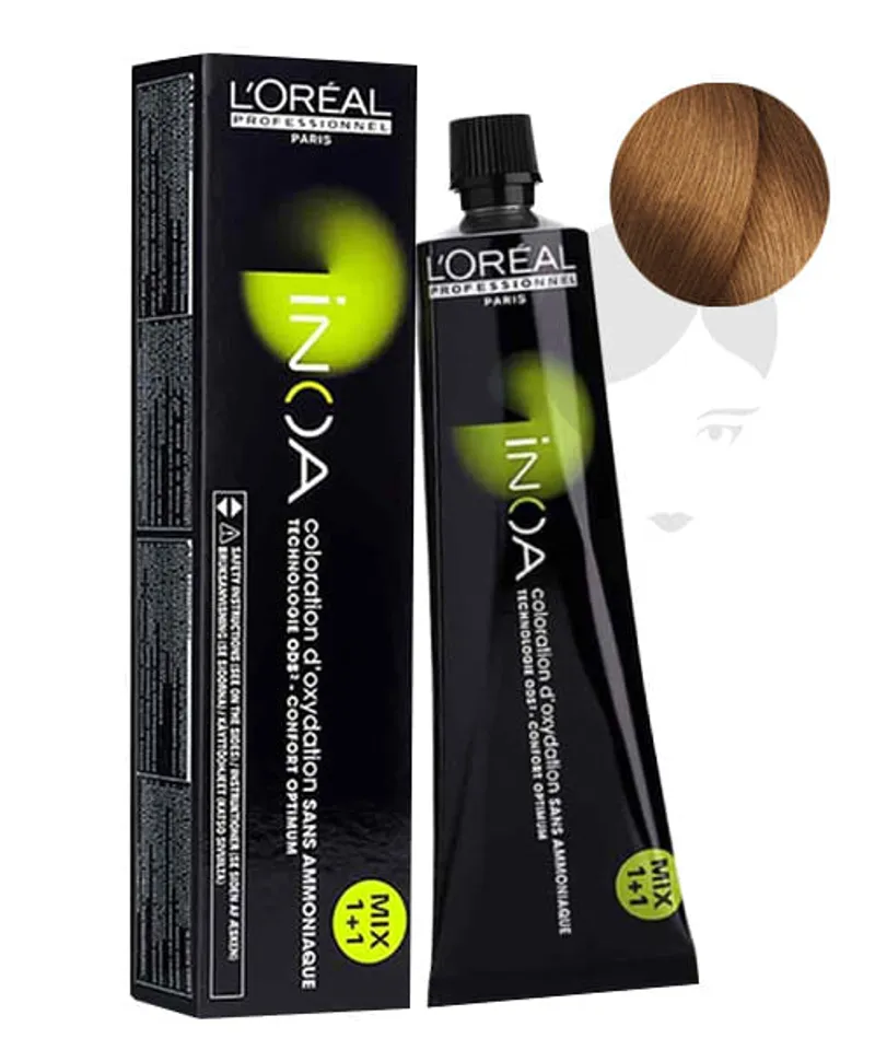 INOA TINTE RUBIO CLARO DORADO COBRIZO N.8.34 X60ML - Producto de belleza y estética en Almacén Sandra