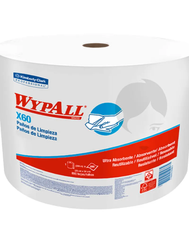 EMPÁQ WYPALL SIMPLYMAX TOALLA 1000 PAÑOS MEDIDAS 28.3X28.9 CM - Producto de belleza y estética en Almacén Sandra
