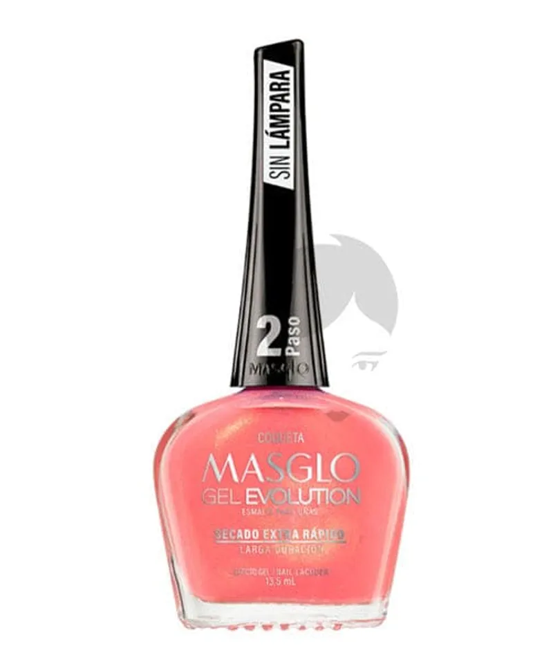 MASGLO ESMALTE GEL EVOLUTION COQUETA X 13.5ML - Producto de belleza y estética en Almacén Sandra