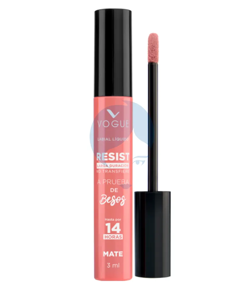 VOGUE LABIAL LIQUIDO RESIST ROMANTICA X 3ML - Producto de belleza y estética en Almacén Sandra