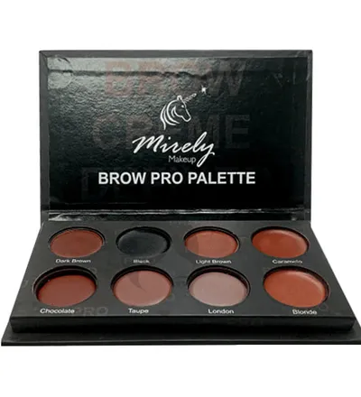 MIRELY MAKEUP  PALETA PROF DE CEJAS BROW  X 8 - Producto de belleza y estética en Almacén Sandra