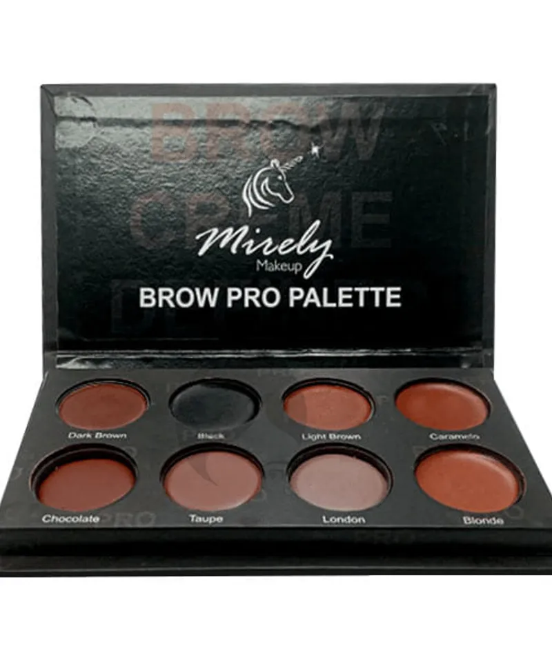 MIRELY MAKEUP  PALETA PROF DE CEJAS BROW  X 8 - Producto de belleza y estética en Almacén Sandra
