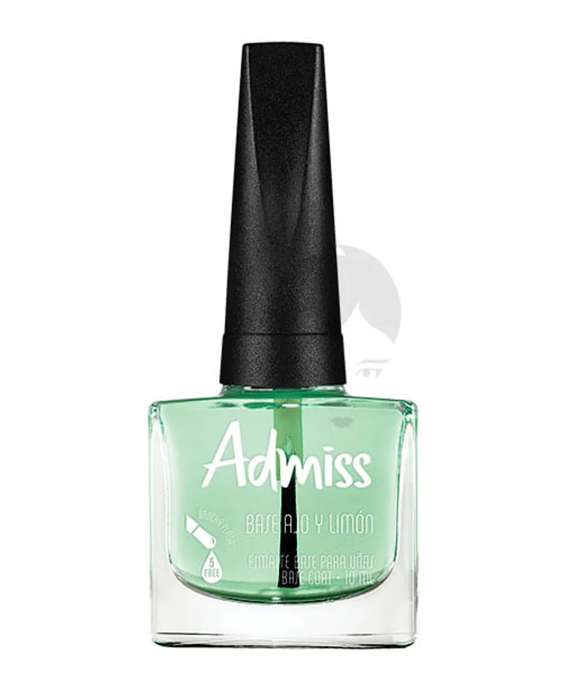 ADMISS ESMALTE BASE DE AJO Y LIMON X 10ML - Producto de belleza y estética en Almacén Sandra