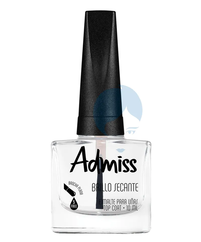 ADMISS ESMALTE BRILLO SECANTE X 10ML - Producto de belleza y estética en Almacén Sandra