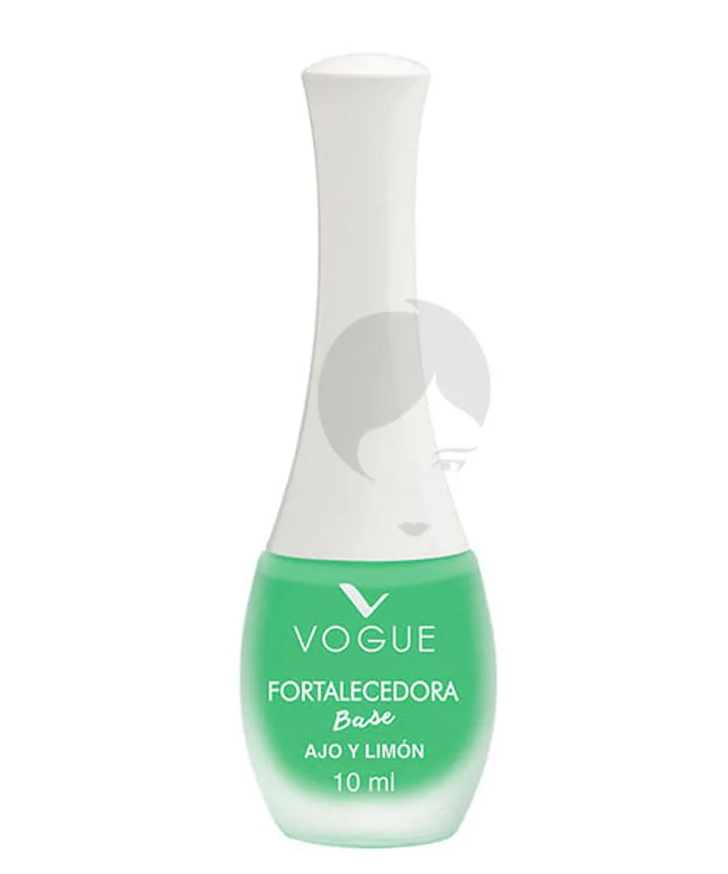 VOGUE ESMALTE BASE FORTALECEDORA AJO Y LIMON X 10ML - Producto de belleza y estética en Almacén Sandra