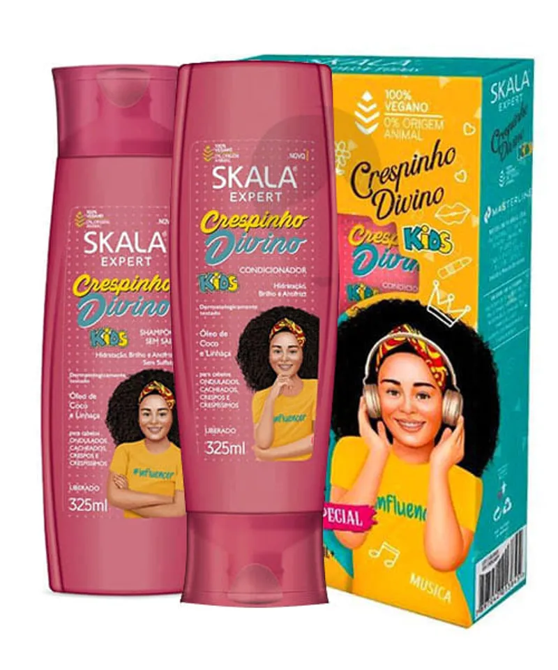 SKALA KIT CRESPINHO DIVINO KIDS X325 ML - Producto de belleza y estética en Almacén Sandra