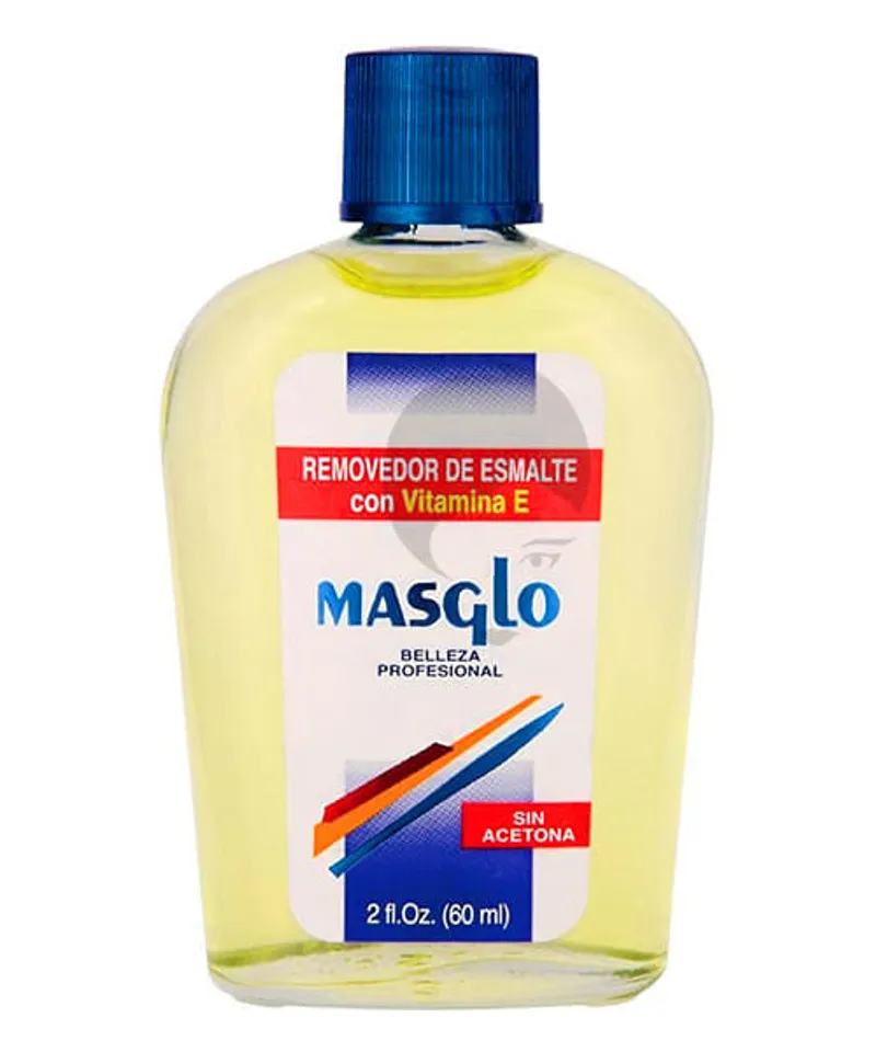 MASGLO REMOVEDOR CON VITAMINA E X 60ML - Producto de belleza y estética en Almacén Sandra