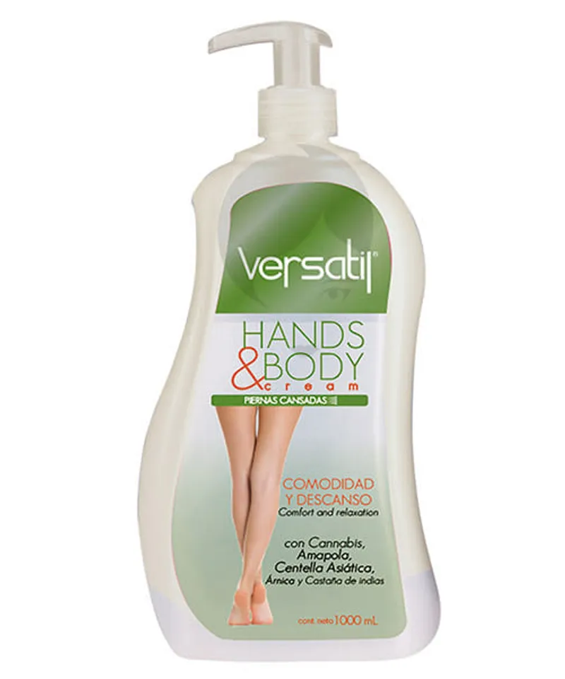 VERSATIL CREMA PARA PIERNAS CANZADAS X1000ML - Producto de belleza y estética en Almacén Sandra