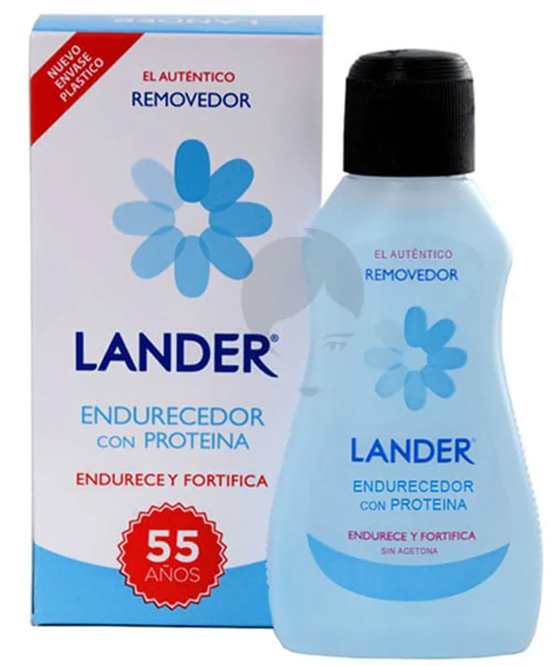 LANDER REMOVEDOR ENDURECEDOR CON PROTEINA X 75ML - Producto de belleza y estética en Almacén Sandra