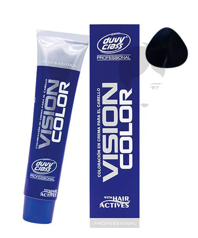 DUVY CLASS VISION COLOR TINTE NEGRO INTENSO NATURAL #1.0X 60ML - Producto de belleza y estética en Almacén Sandra
