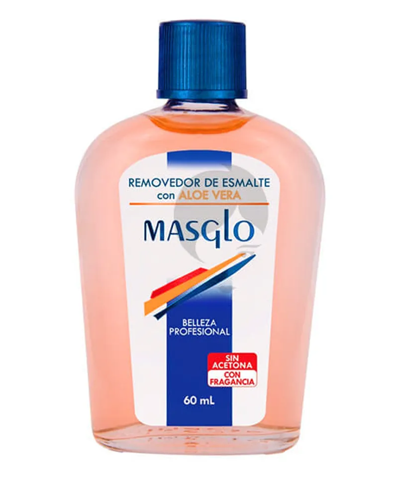 MASGLO REMOVEDOR CON ALOE VERA X 60ML - Producto de belleza y estética en Almacén Sandra