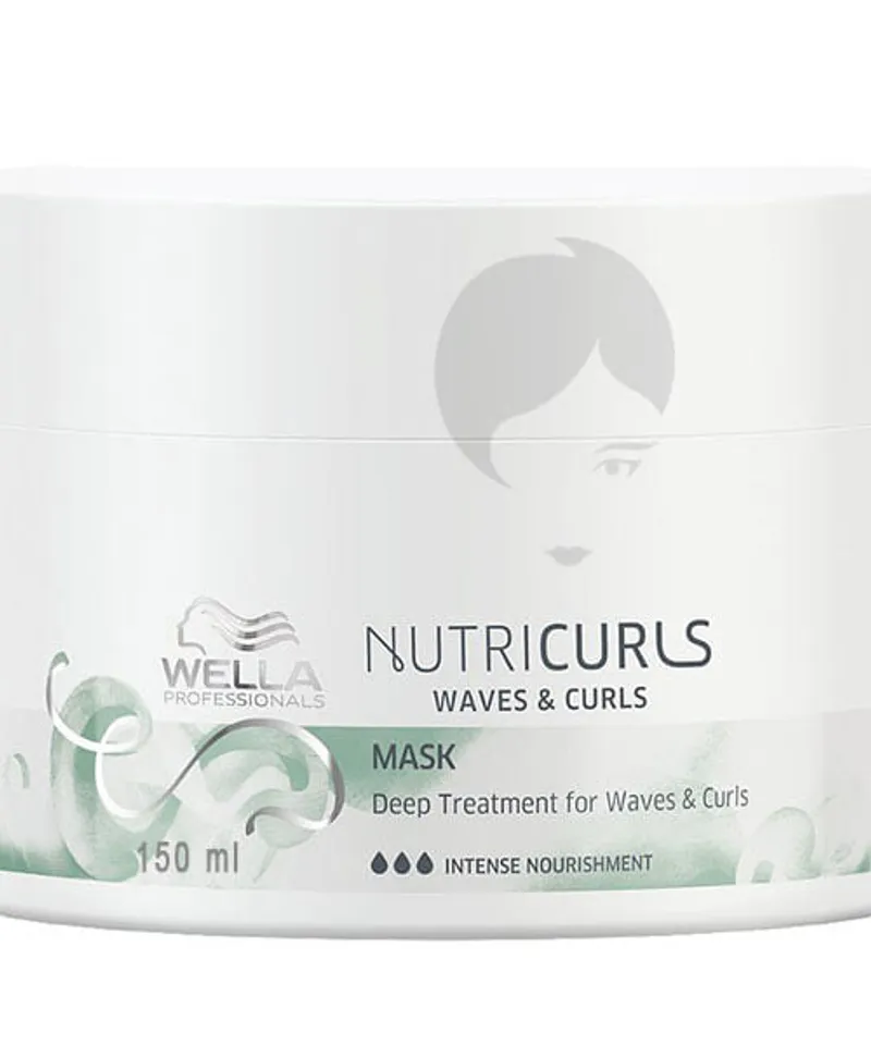 WELLA NUTRICURLS MASCARILLA X150GR - Producto de belleza y estética en Almacén Sandra