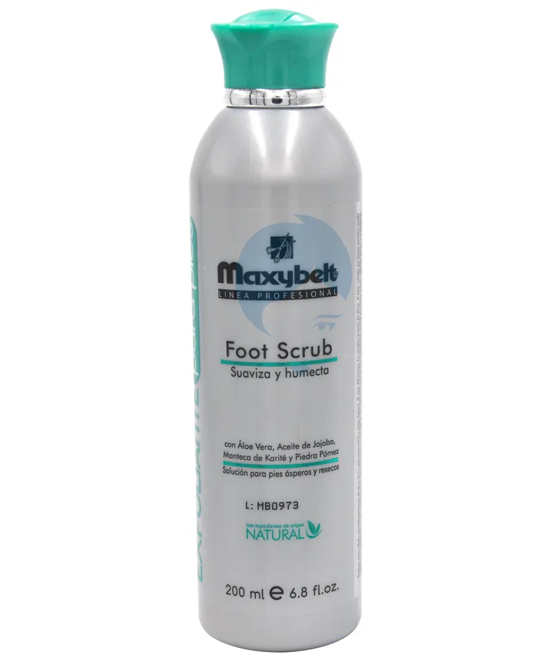 MAXYBELT EXFOLIANTE FOOT SCRUB X 200ML - Producto de belleza y estética en Almacén Sandra