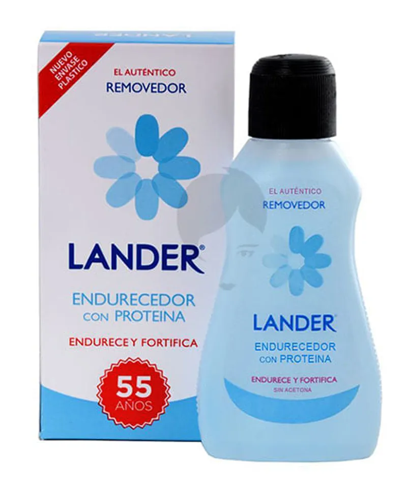 LANDER REMOVEDOR ENDURECEDOR CON PROTEINA X 35ML - Producto de belleza y estética en Almacén Sandra