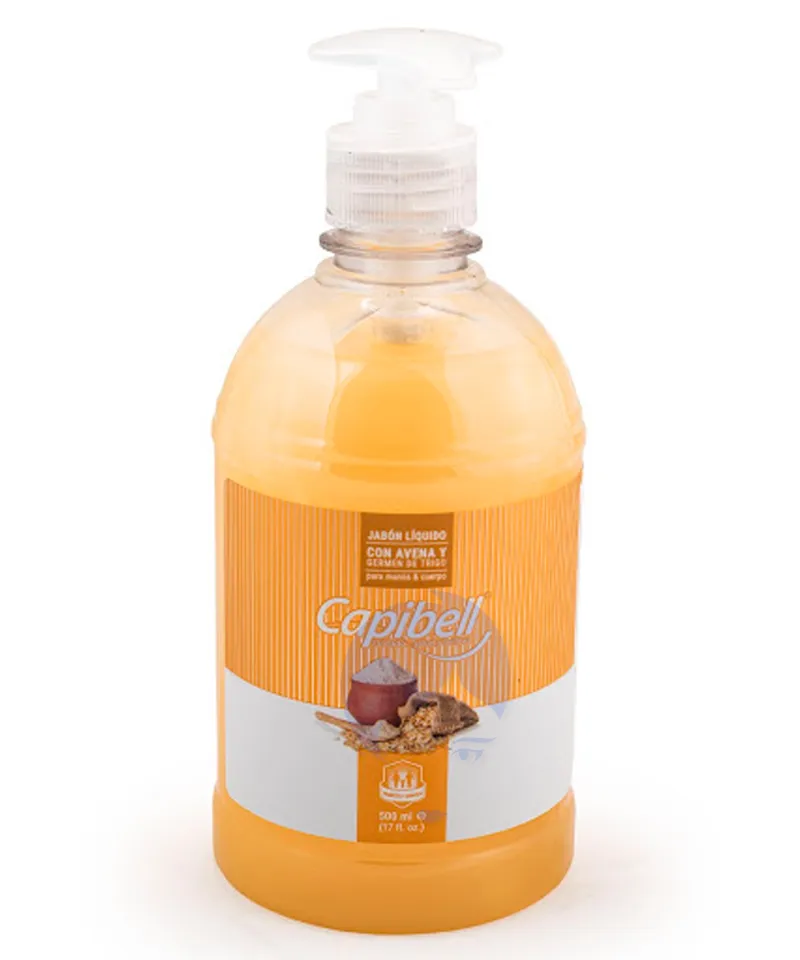 CAPIBELL JABON LIQUIDO AVENA X 500ML - Producto de belleza y estética en Almacén Sandra