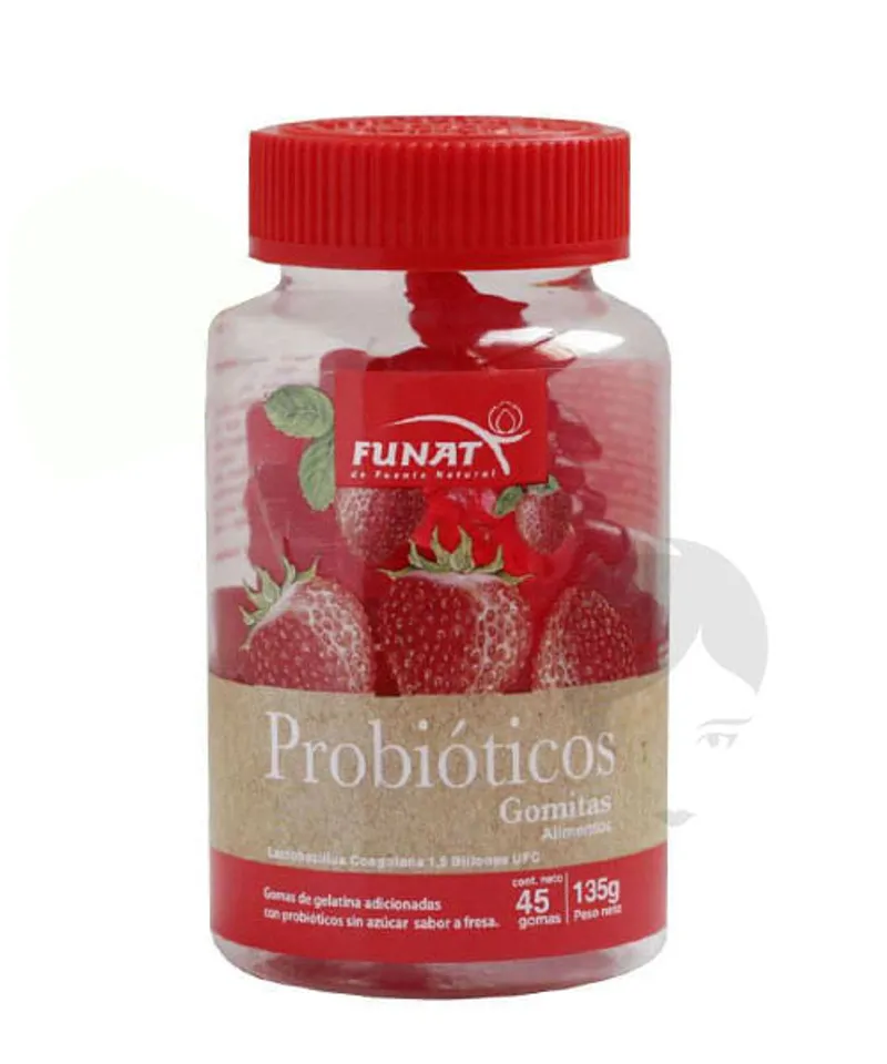 FUNAT GOMITAS DE FRESA PROBIOTICOS X45GOMAS X135G - Producto de belleza y estética en Almacén Sandra