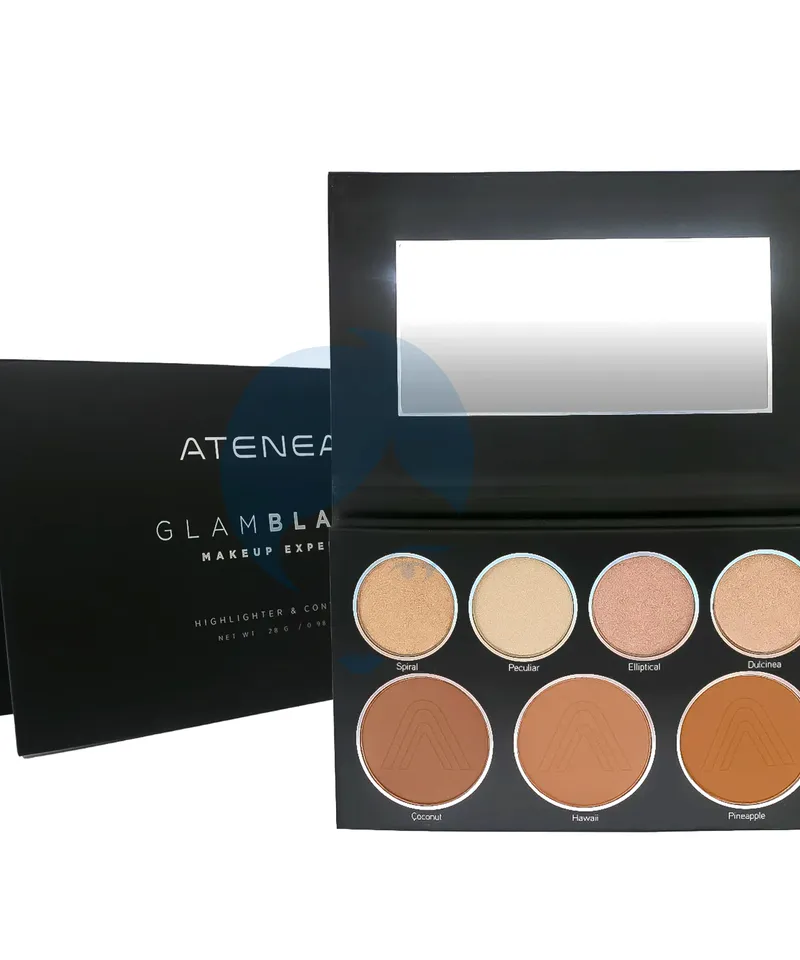 ATENEA PALETA CONTORNO E ILUMINADOR GLAM BLACK REF PS0257 - Producto de belleza y estética en Almacén Sandra