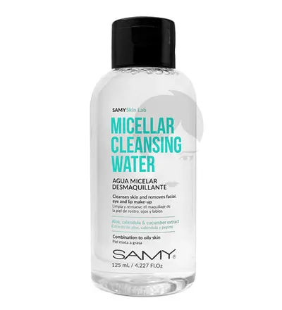 SAMY AGUA MICELAR DESMAQUILLANTE X 120ML - Producto de belleza y estética en Almacén Sandra