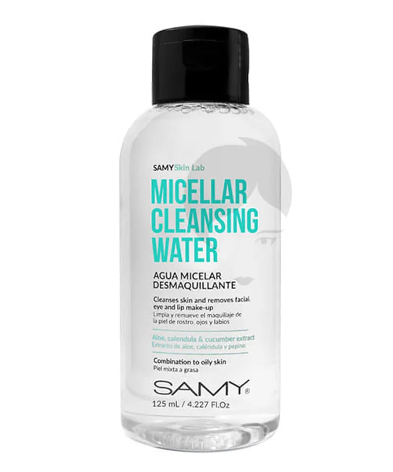 SAMY AGUA MICELAR DESMAQUILLANTE X 120ML - Producto de belleza y estética en Almacén Sandra