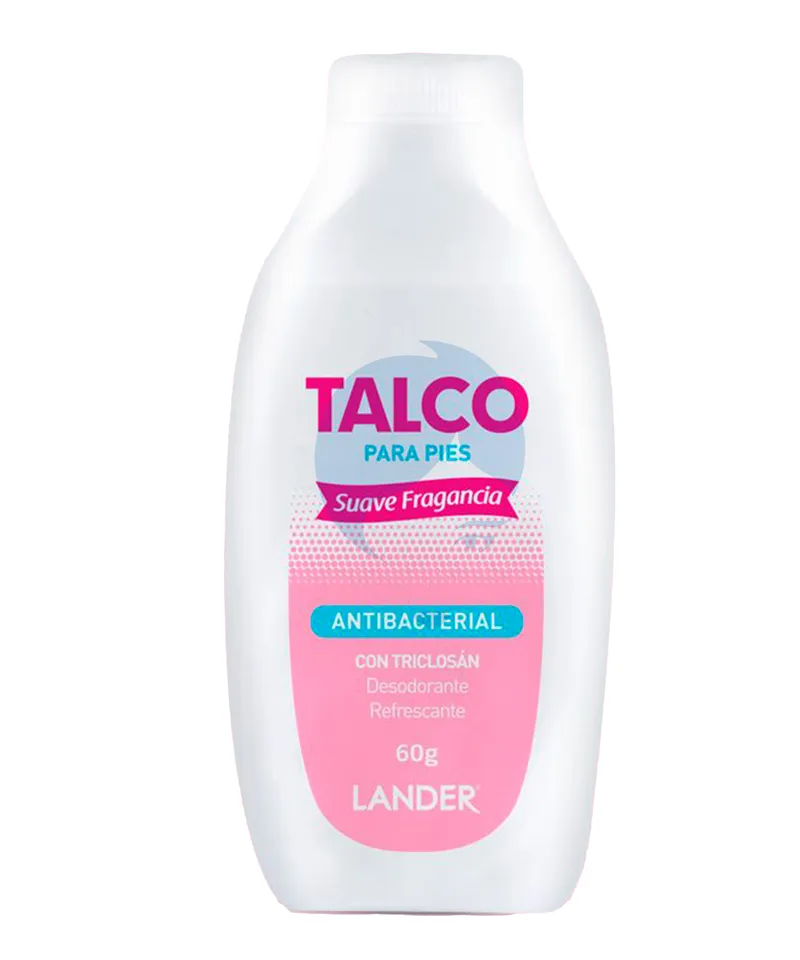 LANDER TALCO ANTIBACTERIAL MUJER ACTIVA X 60GR - Producto de belleza y estética en Almacén Sandra