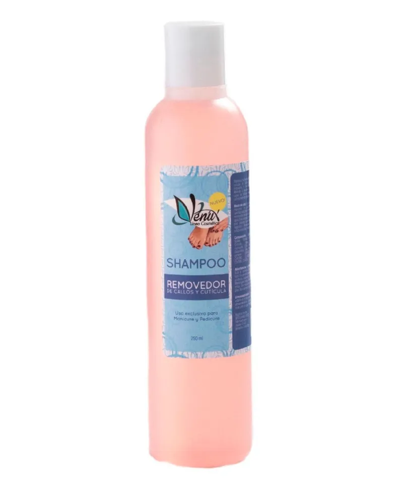 VENUX SHAMPOO REMOVEDOR DE CALLOS Y CUTICULA X 250ML - Producto de belleza y estética en Almacén Sandra