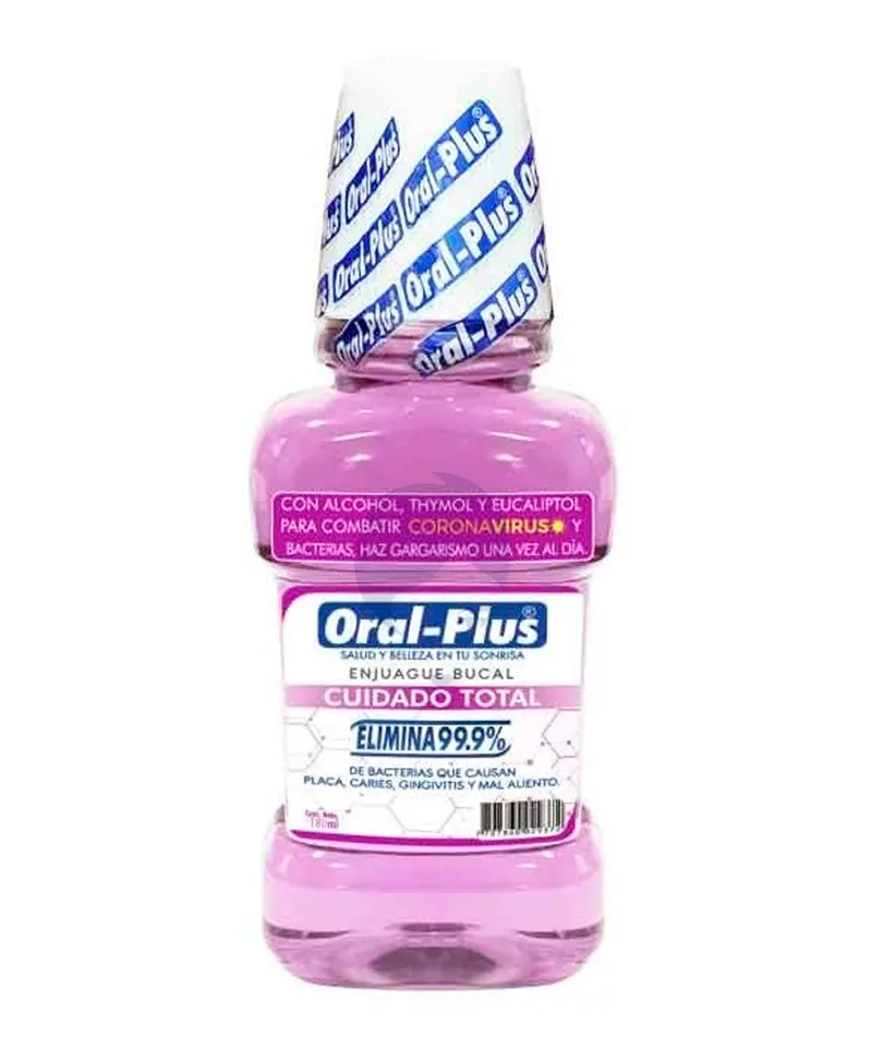 ORAL PLUS ENJUAGUE BUCAL CUIDADO TOTAL X 180ML - Producto de belleza y estética en Almacén Sandra