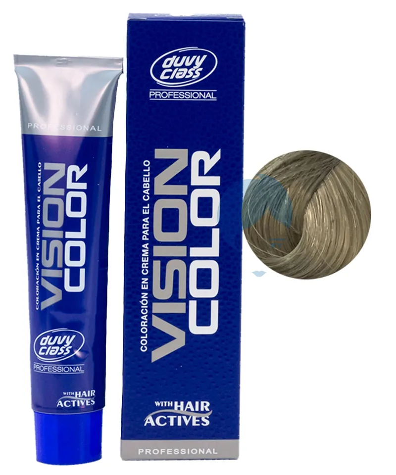 DUVY CLASS VISION COLOR TINTE RUBIO EXTRACLARO CENIZA  #10.1 X 60ML - Producto de belleza y estética en Almacén Sandra
