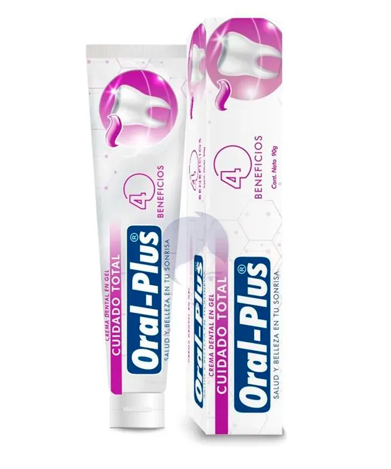 ORAL PLUS CREMA DENTAL GEL 4 BENEFICIOS X 70GR - Producto de belleza y estética en Almacén Sandra