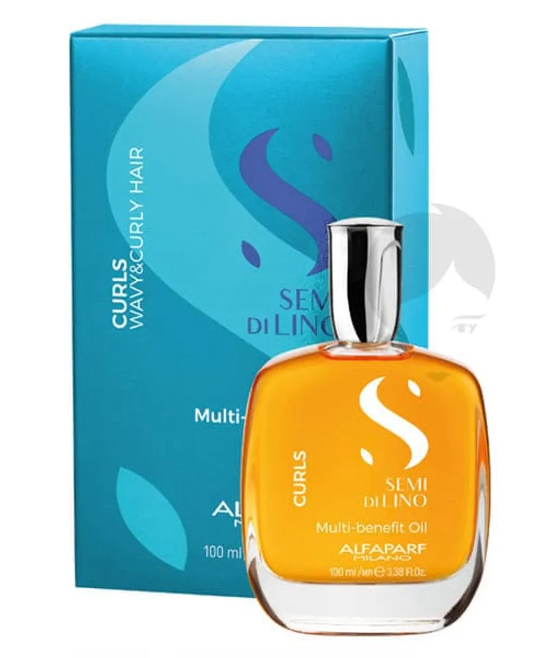 ALFAPARF SEMI DI LINO CURLS OIL MULTI-BENEFIT X 100ML - Producto de belleza y estética en Almacén Sandra