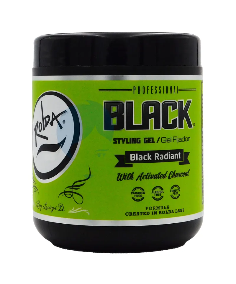 ROLDA GEL CAPILAR BLACK RADIANT X 500 GR - Producto de belleza y estética en Almacén Sandra