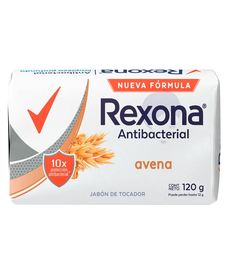 REXONA JABON ANTIBACTERIAL AVENA X 1UND - Producto de belleza y estética en Almacén Sandra