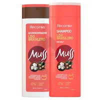 MUSS SHAMPOO +ACONDICIONADOR LISO BRASILERO X400ML - Miniatura 1