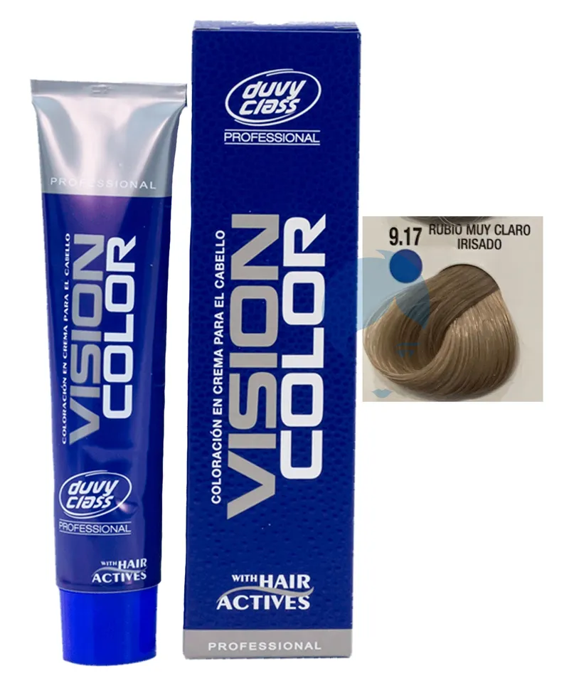 DUVY CLASS  VISION COLOR TINTE RUBIO MUY CLARO IRISADO 9.17 X60ML - Producto de belleza y estética en Almacén Sandra