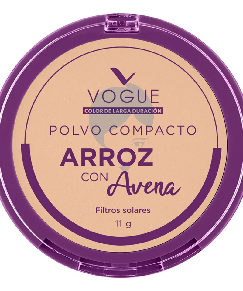 VOGUE POLVO COMPACTO DE ARROZ VAINILLA X 15GR - Producto de belleza y estética en Almacén Sandra