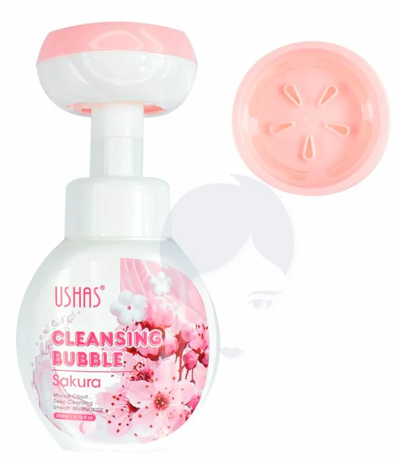 USHAS ESPUMA LIMPIADORA BUBBLE X240 ML - Producto de belleza y estética en Almacén Sandra